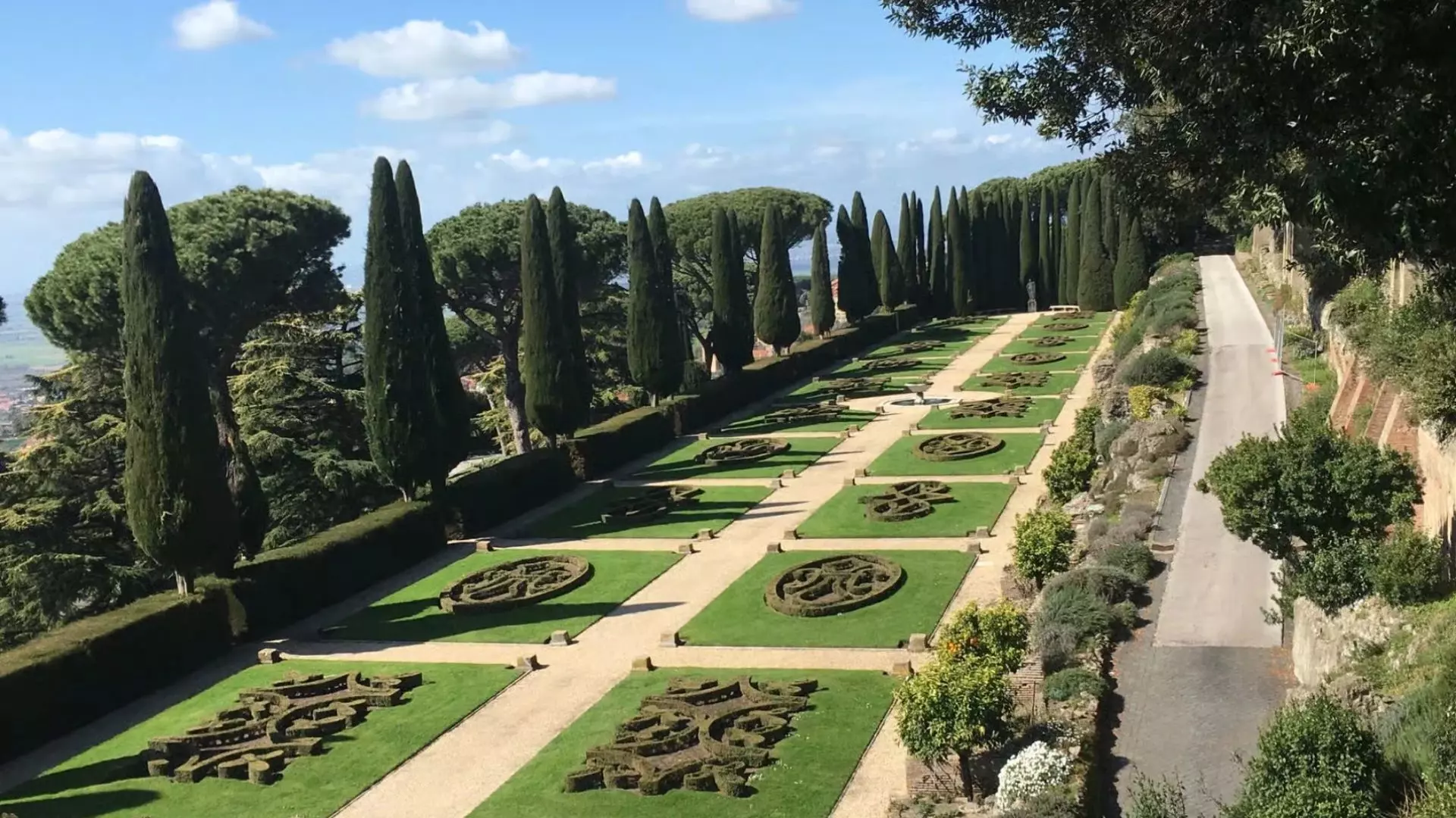 Ogrody papieskie w Castel Gandolfo