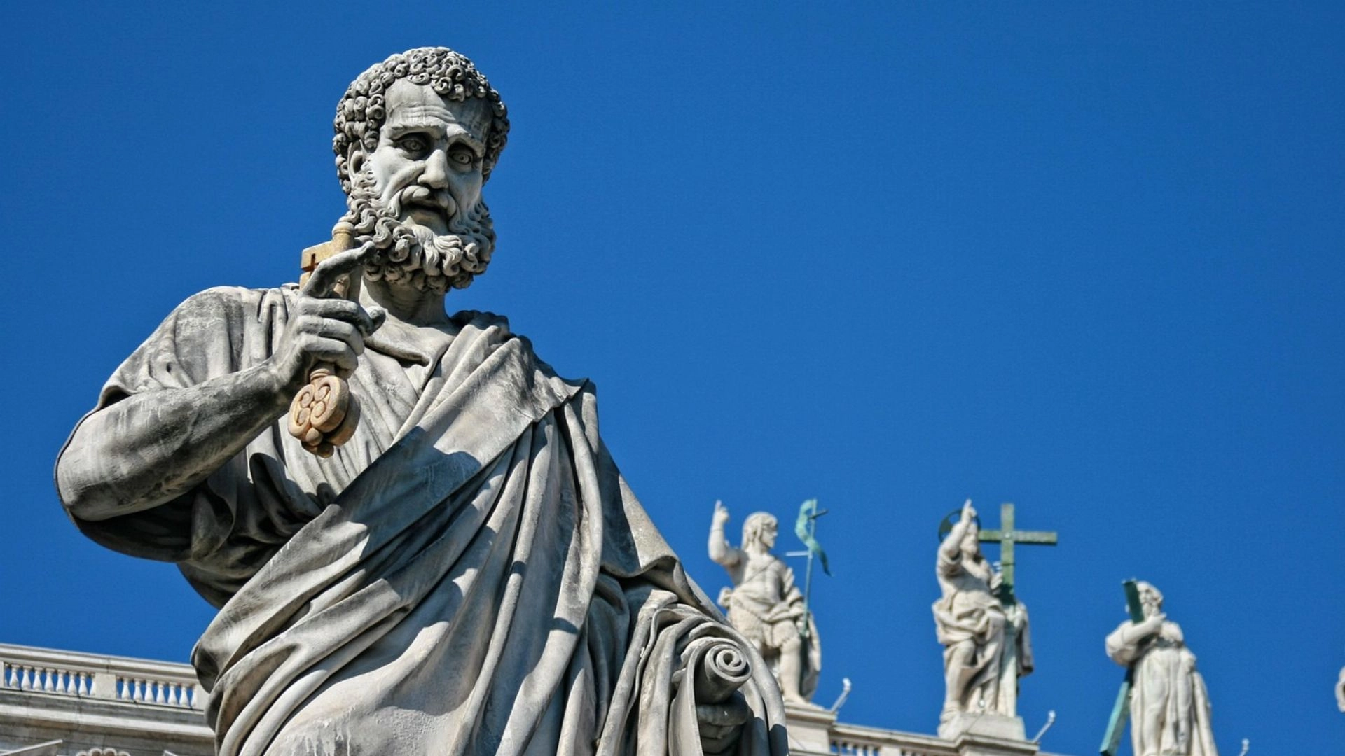 Rzeźba z podobizną św. Piotra