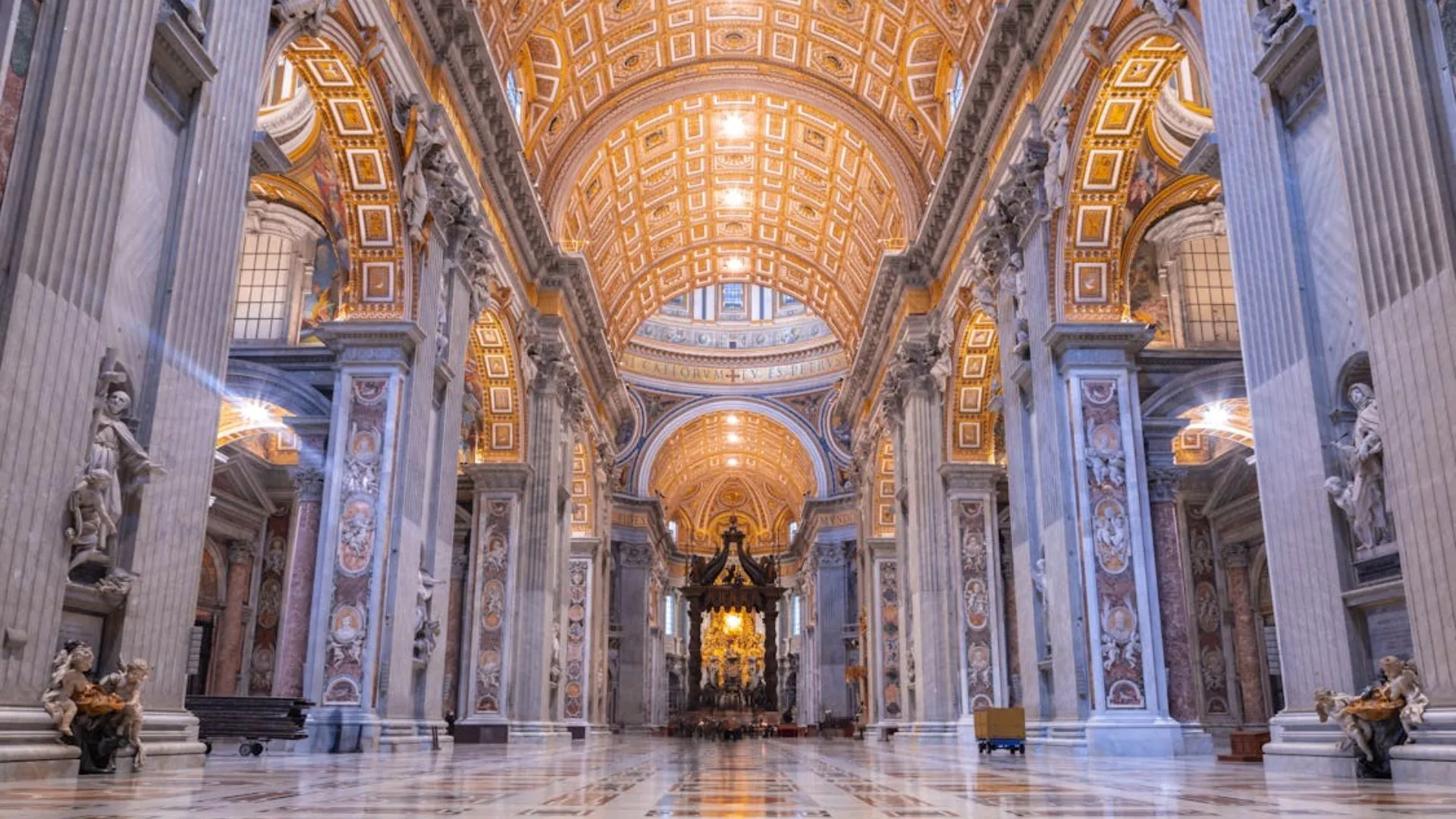 Wnętrze Bazyliki św. Piotra