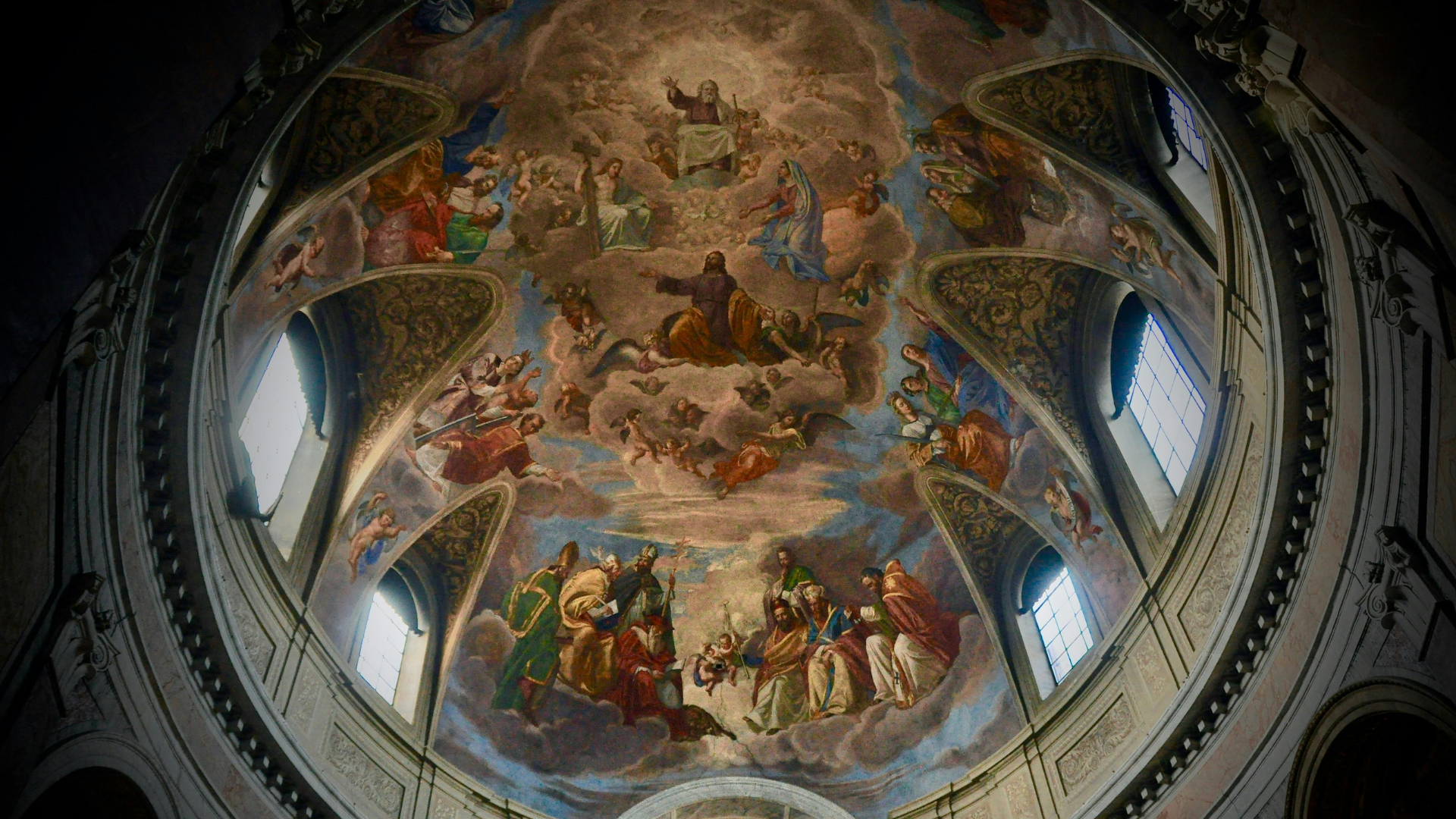 Wnętrze kopuły Kościoła San Giacomo w Auguście